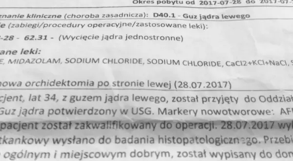 Rak jądra: Ile lat życia? 95% szans na wyleczenie!