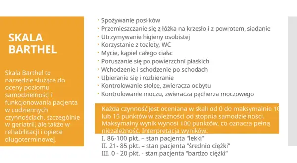 Skala Barthel: Pobierz druk PDF i zrozum klucz do opieki