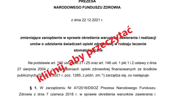 Zarządzenia Prezesa NFZ 2026: Jak czytać, by uniknąć kar?