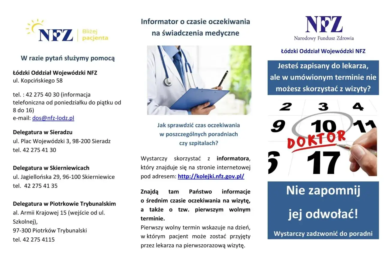 Portal Świadczeniodawcy NFZ Łódź