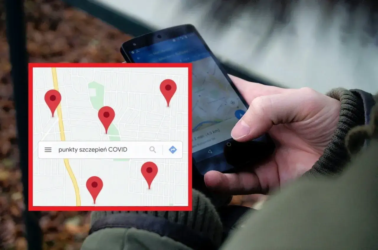 Mapa mobilnych punktów szczepień