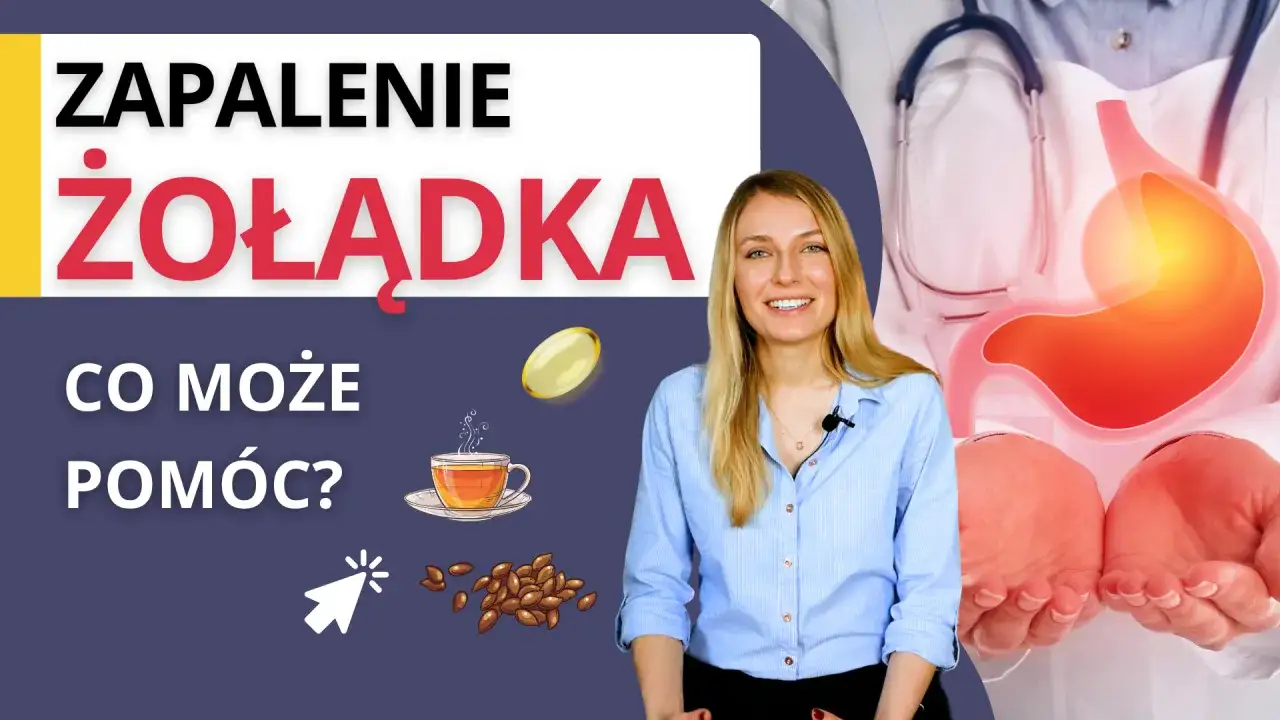 dieta w zapaleniu żołądka infografika