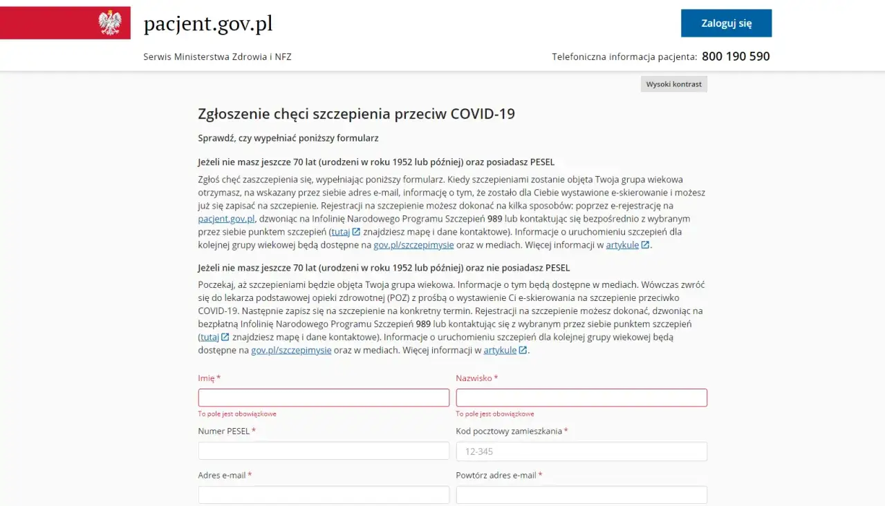 Jak zapisać się na szczepienie, rejestracja krok po kroku