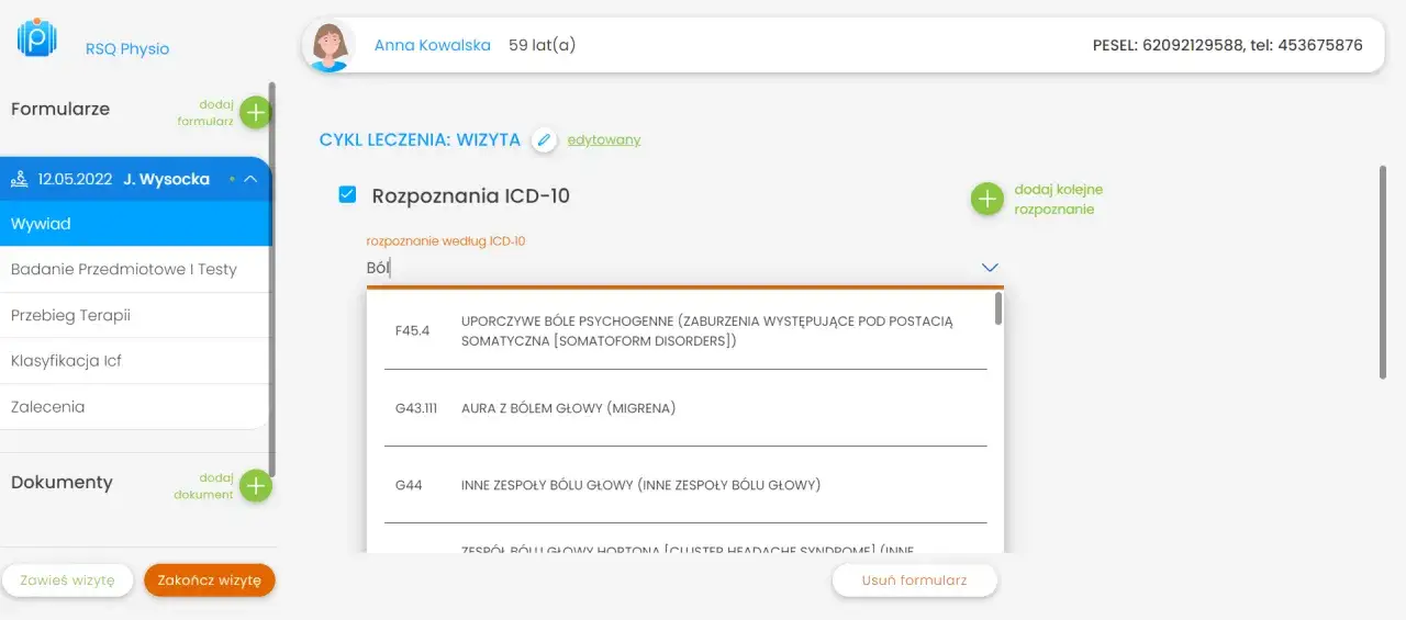 ICD-9 klasyfikacja medyczna logo