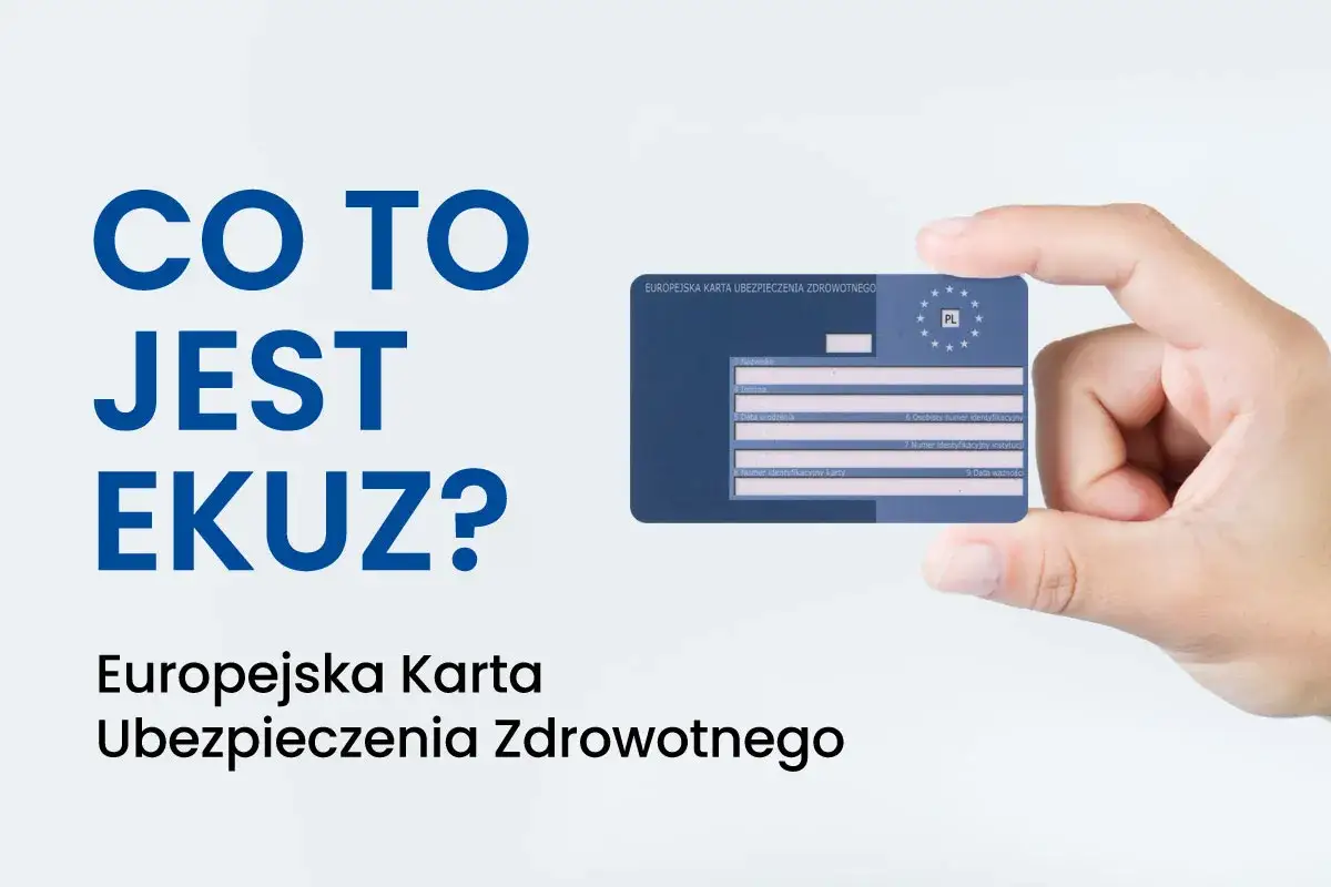 karta EKUZ na tle Europy
