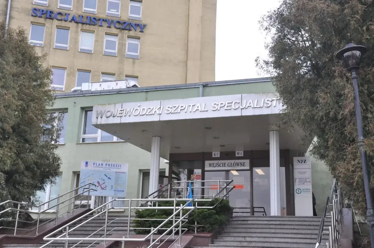 Szpital MSWiA Białystok wejście główne